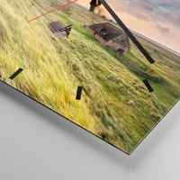 Esfera sin numeración, con rayas