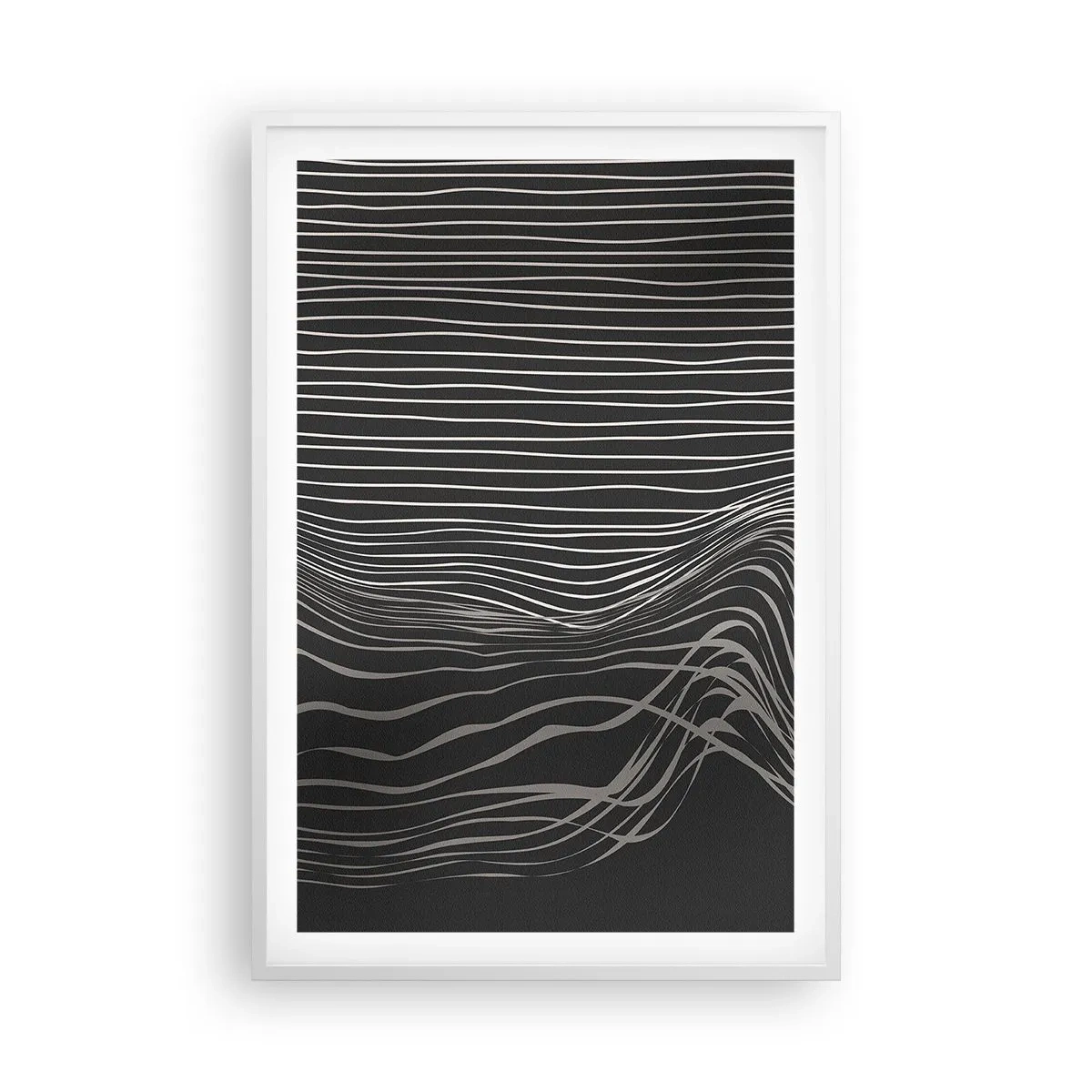 Póster en marco blanco - Ritmo y acento - 61x91 cm