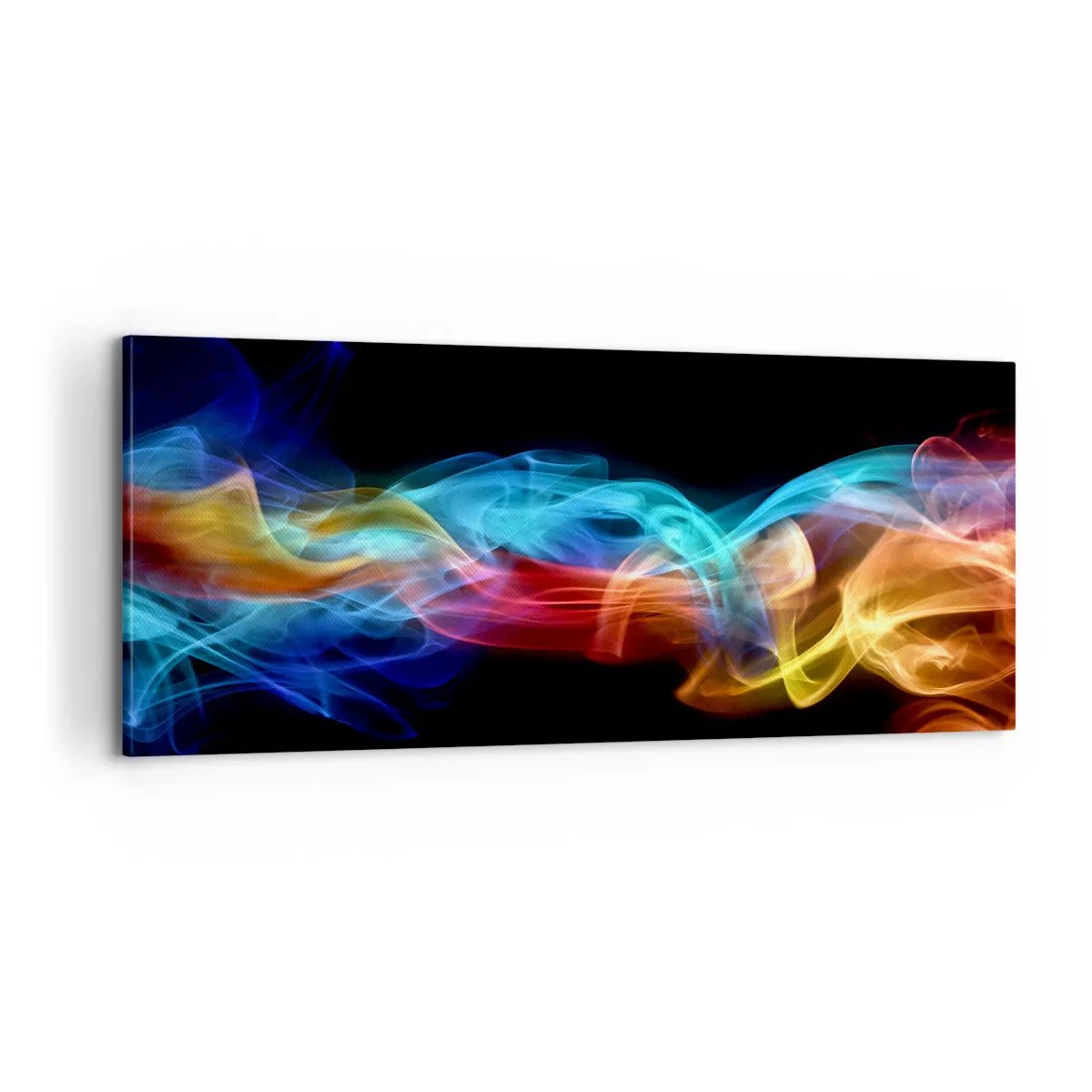 Cuadro sobre lienzo - Impresión de Imagen - Una danza de nieblas de arco iris - 100x40 cm
