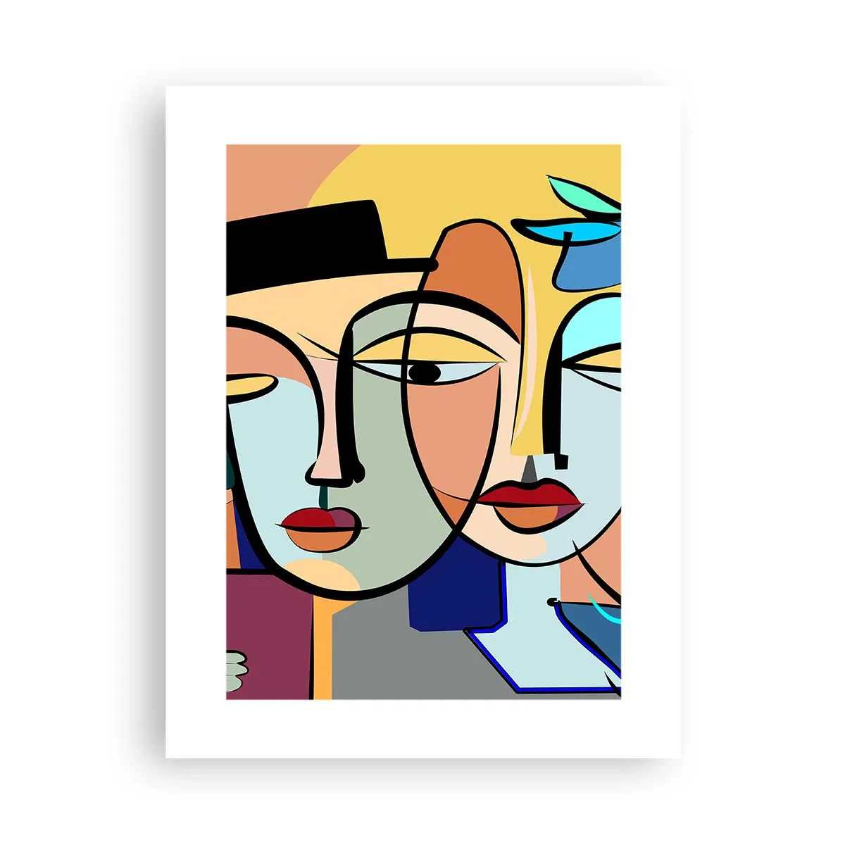 Póster - Randez vous de Picasso - 30x40 cm