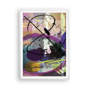 Póster en marco blanco - Siempre hay más de un camino - 70x100 cm