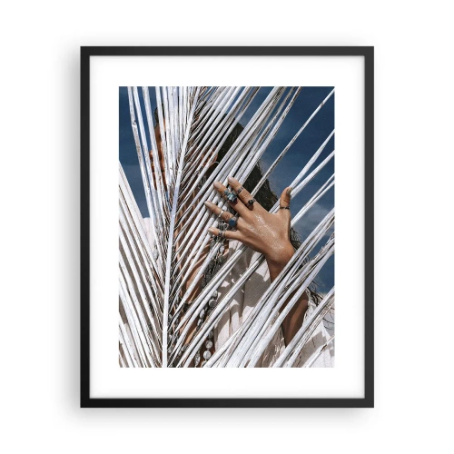 Póster en marco negro - ¿La mujer chamana? - 40x50 cm