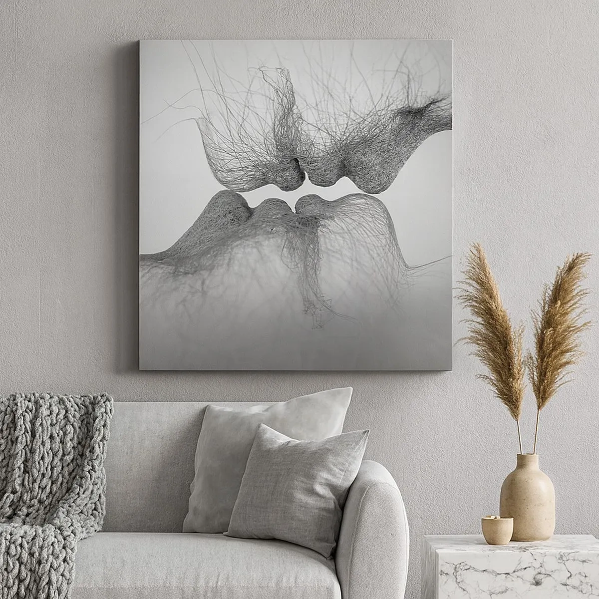 Cuadro sobre lienzo - Impresión de Imagen - Beso del viento - 30x30 cm