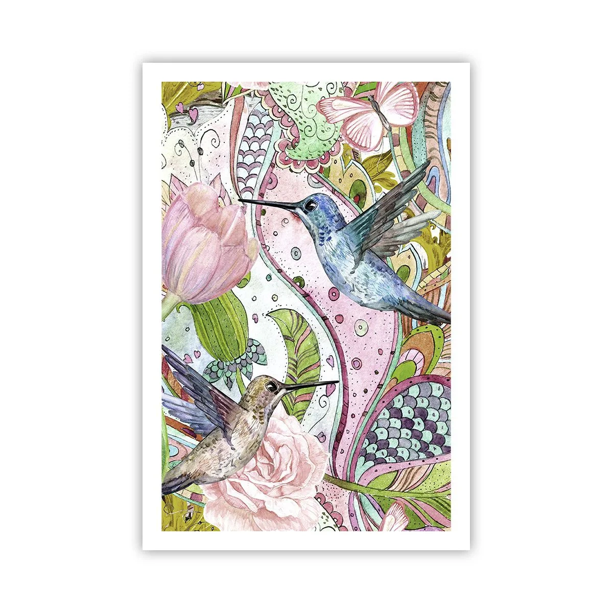 Póster - Enredado en las vides - 61x91 cm