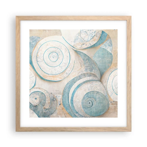 Póster en marco roble claro - ¿Qué esconden en su interior? - 40x40 cm