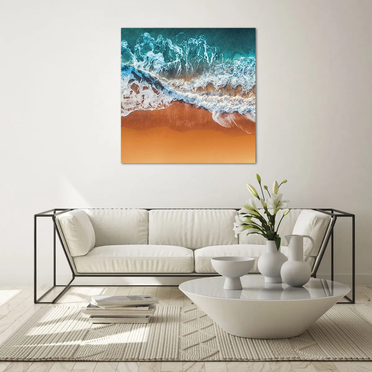 Cuadro sobre vidrio - Impresiones sobre Vidrio - Siempre a la par - 40x40 cm