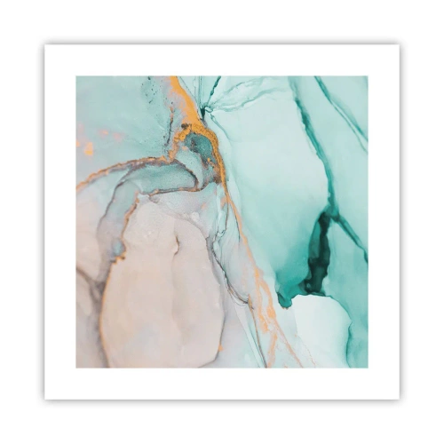 Póster - Danza de formas y colores - 40x40 cm