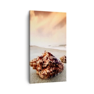 Cuadro sobre lienzo - Impresión de Imagen - Los exiliados de las olas - 45x80 cm