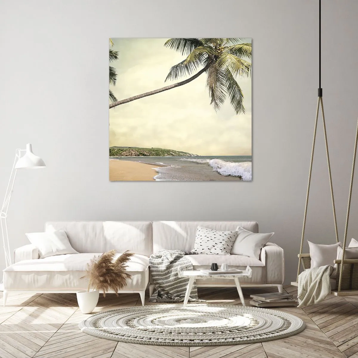 Cuadro sobre lienzo - Impresión de Imagen - Sueño tropical - 30x30 cm