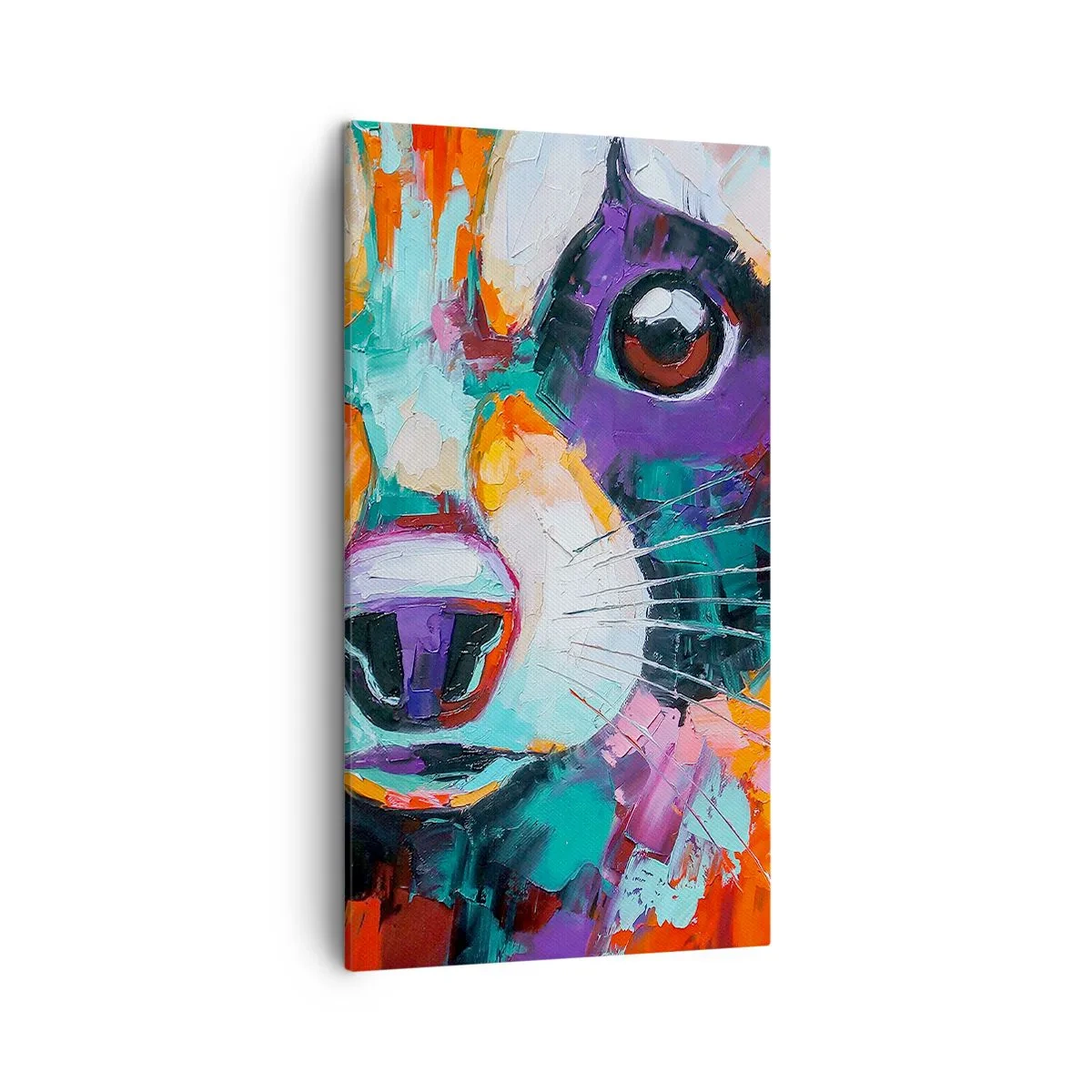 Cuadro sobre lienzo - Impresión de Imagen - Solo buenas emociones - 45x80 cm