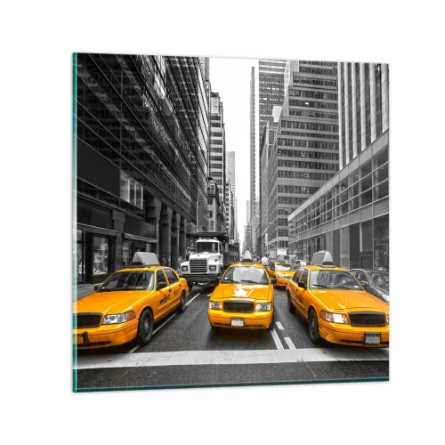 Cuadro sobre vidrio - Impresiones sobre Vidrio - Nosotros somos los que damos color a la ciudad - 30x30 cm