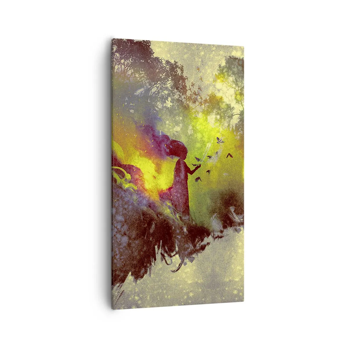 Cuadro sobre lienzo - Impresión de Imagen - La madre naturaleza - 55x100 cm