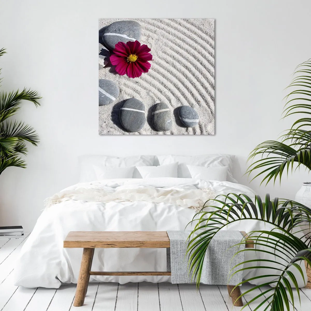 Cuadro sobre lienzo - Impresión de Imagen - Energía y paz del círculo mágico de la naturaleza - 60x60 cm