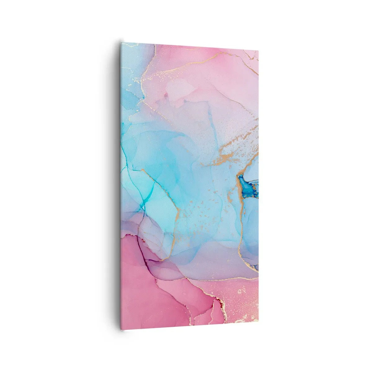 Cuadro sobre lienzo - Impresión de Imagen - Reuniones y encuentros de colores - 65x120 cm