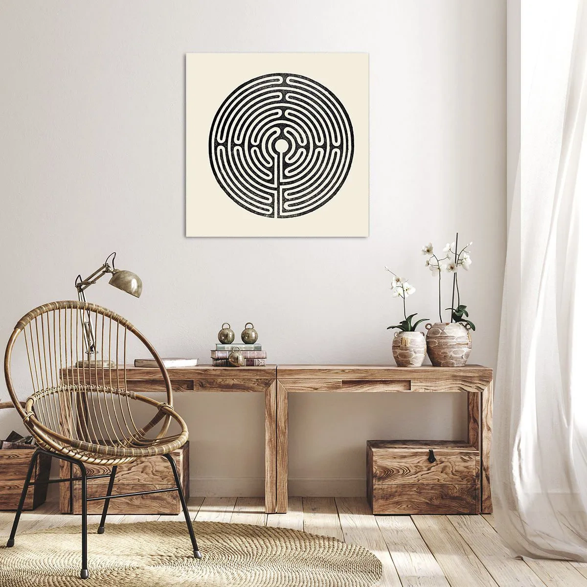 Cuadro sobre lienzo - Impresión de Imagen - Orden misterioso - 30x30 cm