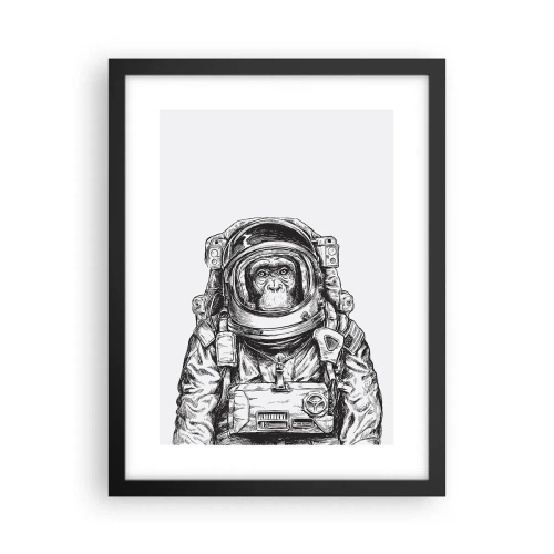 Póster en marco negro - Evolución alternativa - 30x40 cm