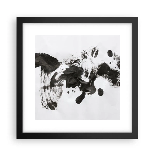 Póster en marco negro - ¿Un método en la locura? - 30x30 cm