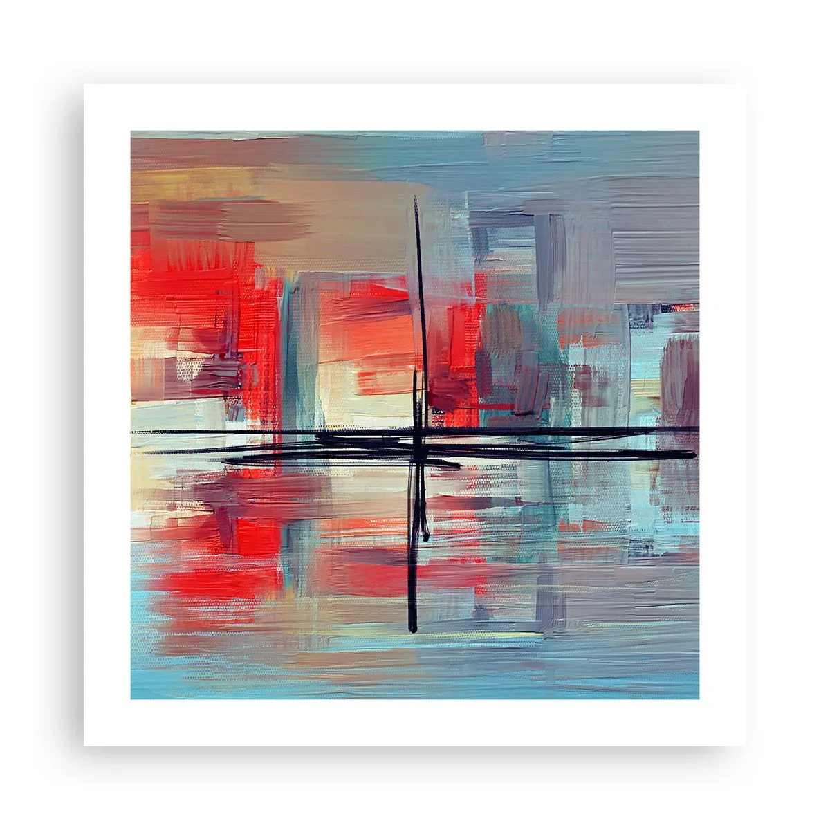 Póster - Paisaje en una dimensión desconocida - 50x50 cm