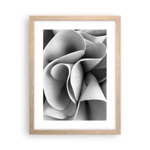 Póster en marco roble claro - Sucede en el espacio - 30x40 cm