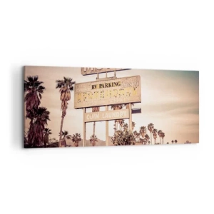 Cuadro sobre lienzo - Impresión de Imagen - El tiempo se detuvo - 100x40 cm