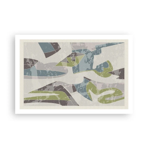 Póster - Composición tras vidriera - 91x61 cm