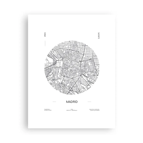Póster - Anatomía de Madrid - 30x40 cm