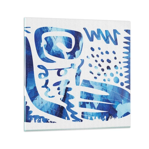 Cuadro sobre vidrio - Impresiones sobre Vidrio - Vuelta a las raíces - 50x50 cm