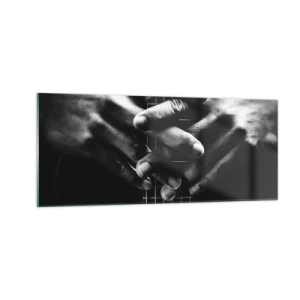 Cuadro sobre vidrio - Impresiones sobre Vidrio - La oración del artista - 100x40 cm