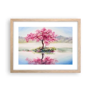 Póster en marco roble claro - Una celebración de la primavera - 40x30 cm