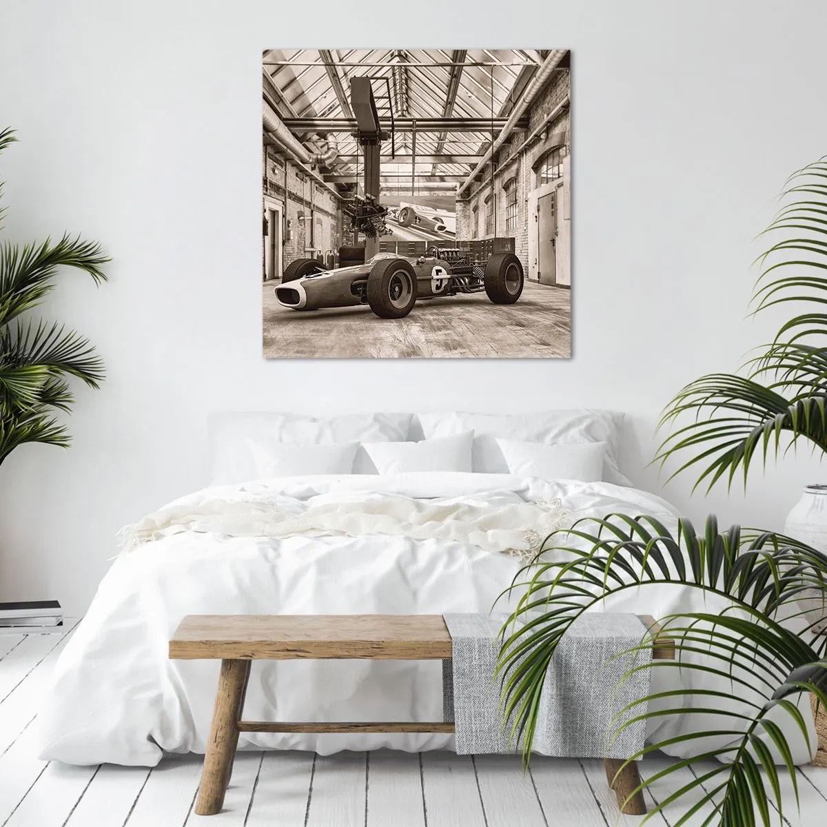 Cuadro sobre lienzo - Impresión de Imagen - El descanso del vencedor - 60x60 cm
