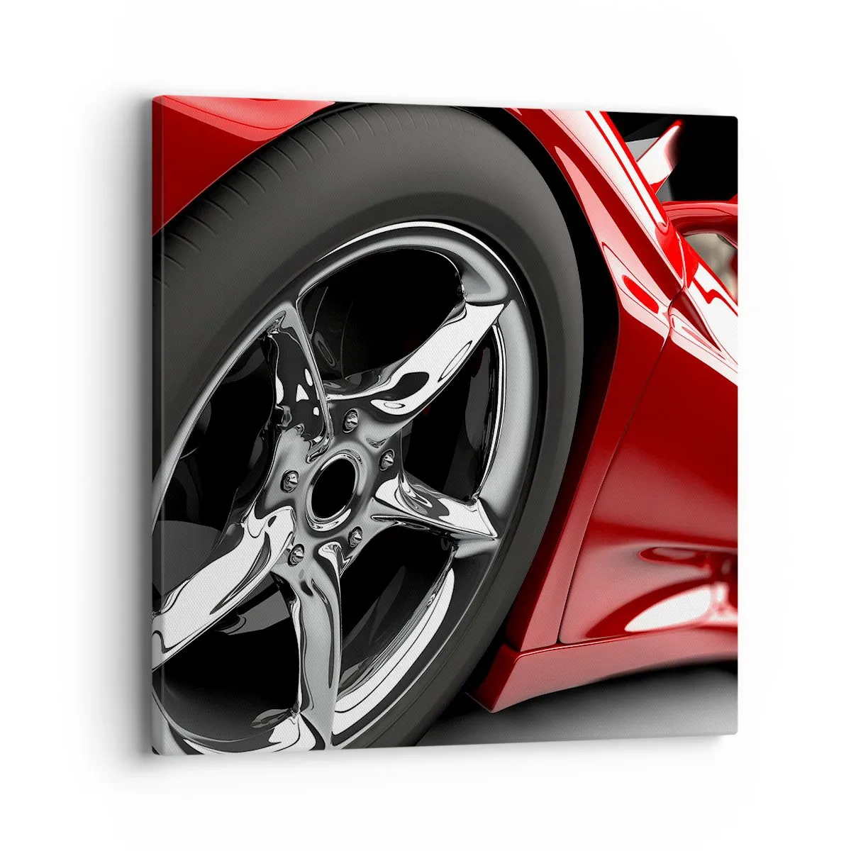 Cuadro sobre lienzo - Impresión de Imagen - Creado para la velocidad - 40x40 cm