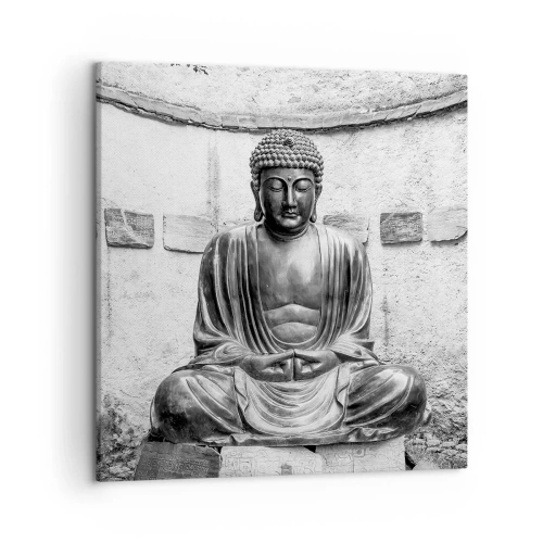 Cuadro sobre lienzo - Impresión de Imagen - En la fuente de la paz - 50x50 cm