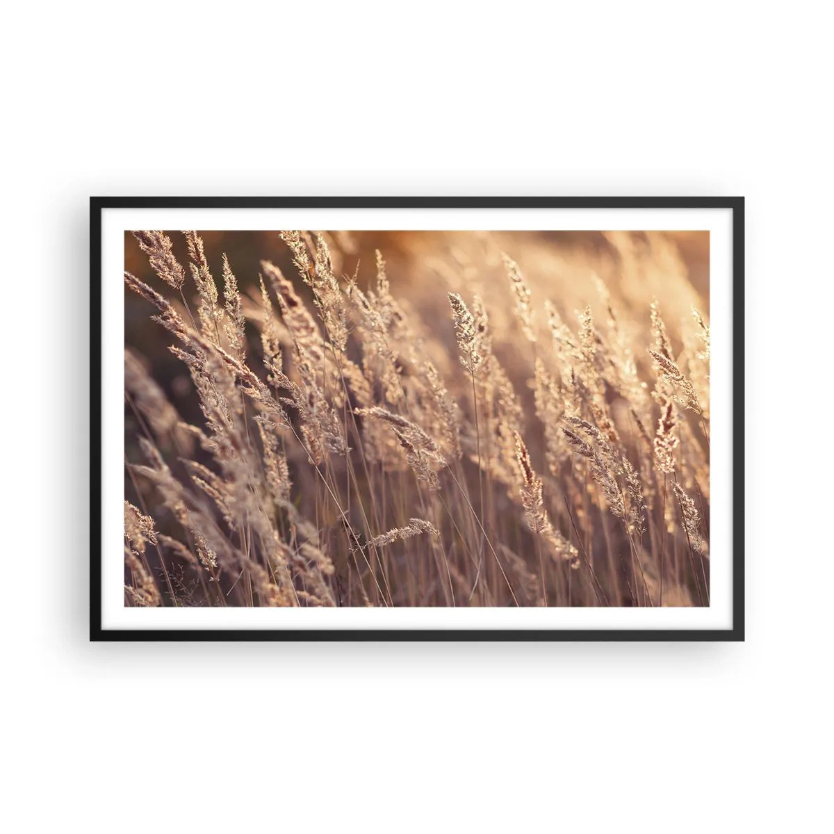 Póster en marco negro - Listos para dar la bienvenida al otoño - 91x61 cm