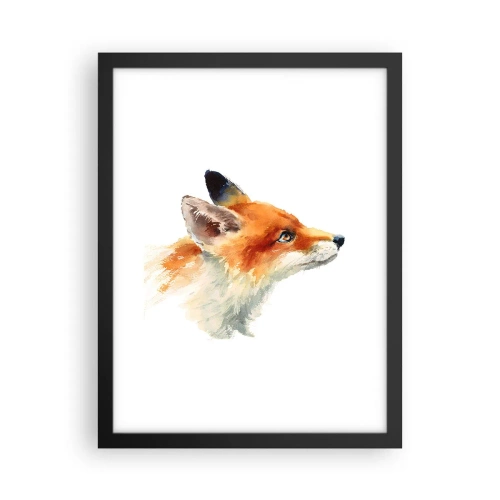 Póster en marco negro - Nunca se es demasiado cuidadoso - 30x40 cm