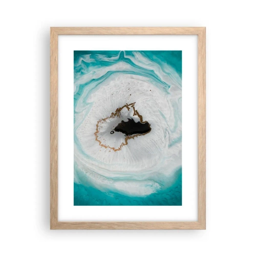 Póster en marco roble claro - Para acceder al interior - 30x40 cm