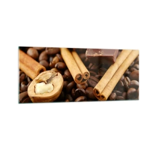 Cuadro sobre vidrio - Impresiones sobre Vidrio - Concierto de aromas - 100x40 cm