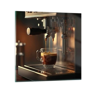 Cuadro sobre vidrio - Impresiones sobre Vidrio - Un brebaje sensual - 30x30 cm