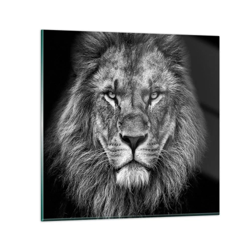 Cuadro sobre vidrio - Impresiones sobre Vidrio - Con el atuendo de la coronación - 50x50 cm