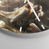 Esfera sin numeración, con rayas