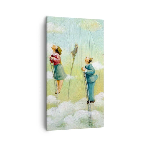 Cuadro sobre lienzo - Impresión de Imagen - Sigue tu sueño - 45x80 cm