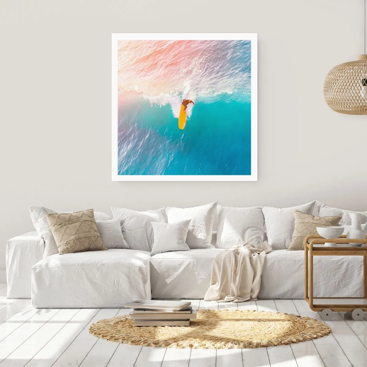 Póster - Jinete del océano - 50x50 cm