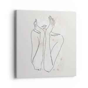 Cuadro sobre lienzo - Impresión de Imagen - Un momento de ensueño - 30x30 cm