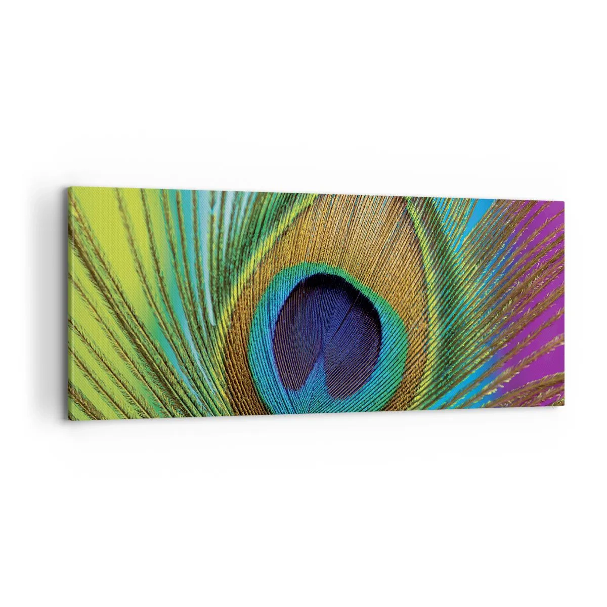 Cuadro sobre lienzo - Impresión de Imagen - Cara a cara - 100x40 cm