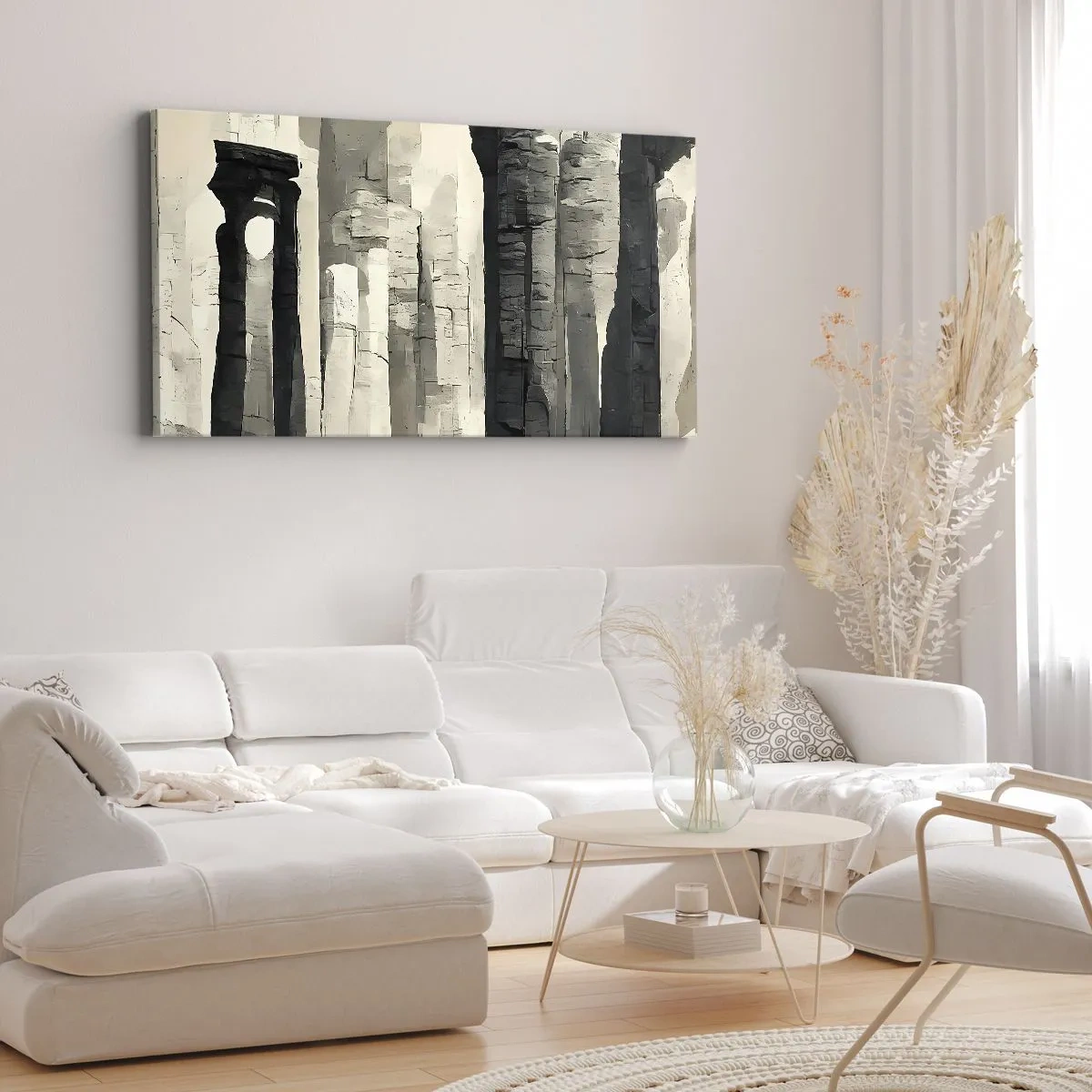 Cuadro sobre lienzo - Impresión de Imagen - La majestuosidad de la antigüedad - 100x40 cm