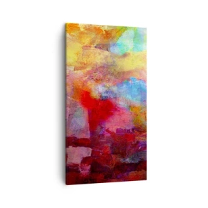 Cuadro sobre lienzo - Impresión de Imagen - Mira dentro del arco iris - 45x80 cm