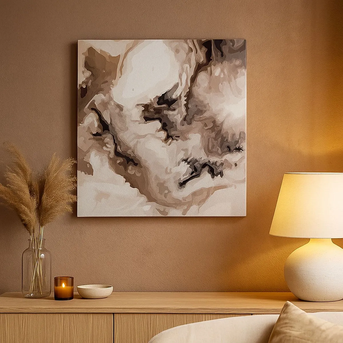 Cuadro sobre lienzo - Impresión de Imagen - El nacimiento de una galaxia - 30x30 cm