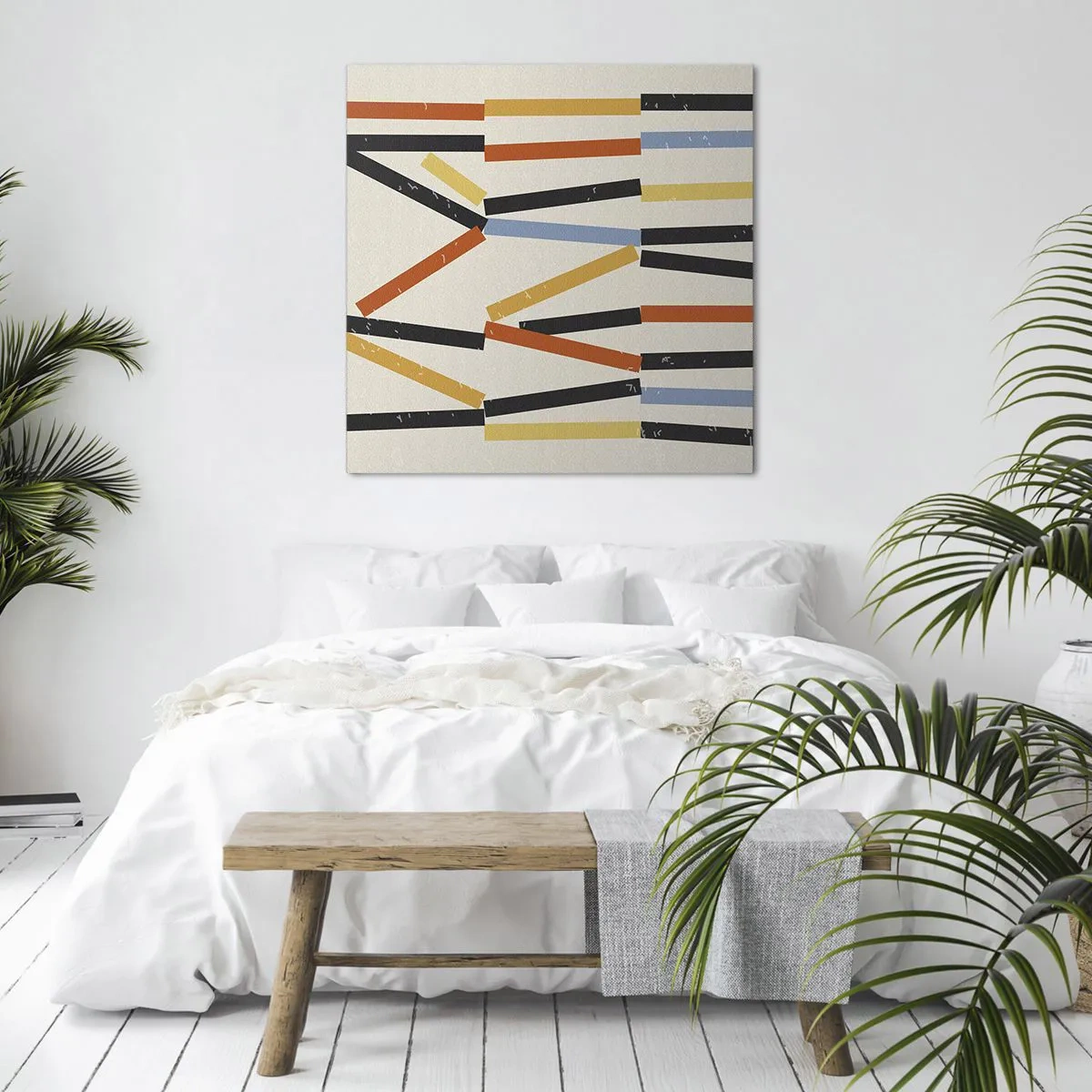 Cuadro sobre lienzo - Impresión de Imagen - Composición horizontal - 50x50 cm