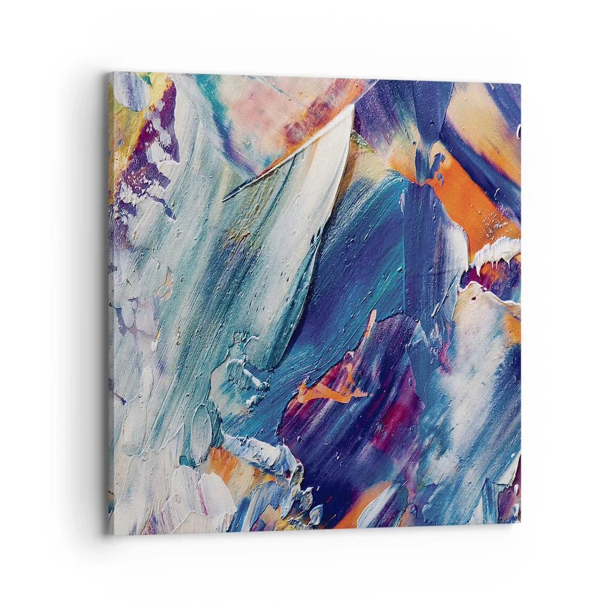 Cuadro sobre lienzo - Impresión de Imagen - Confusión de colores - 70x70 cm
