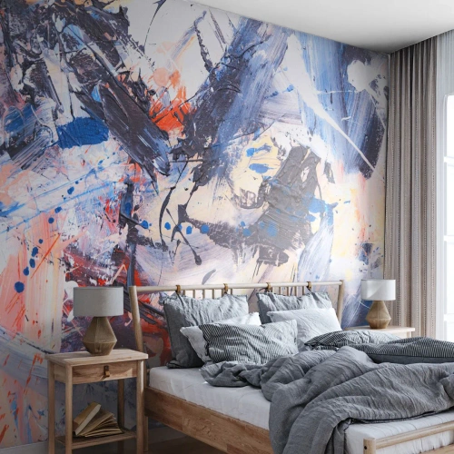 Fotomural Standard Eco - Danza loca de la abstracción - Abstracción, Pedazo, Cuadro - 450x315 cm
