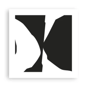 Póster - Positivo-negativo - 40x40 cm